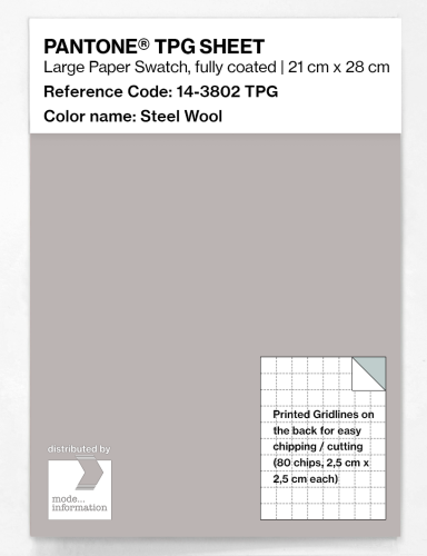 Artikelbild des Artikels “PANTONE® TPG SHEET 14-3802 TPG Steel Wool “