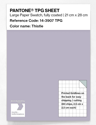 PANTONE® TPG SHEET 14-3907 TPG Thistle