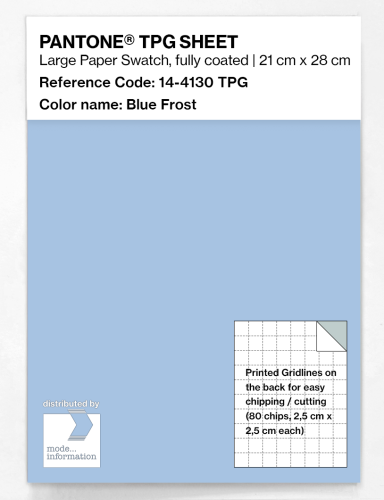 Artikelbild des Artikels “PANTONE® TPG SHEET 14-4130 TPG Blue Frost “