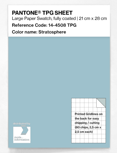 Product image of the product “PANTONE® TPG SHEET 14-4508 TPG Stratosphere ”