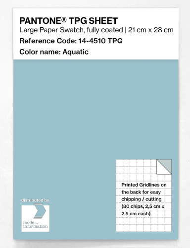 Artikelbild des Artikels “PANTONE® TPG SHEET 14-4510 TPG Aquatic “