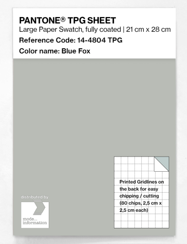 Product image of the product “PANTONE® TPG SHEET 14-4804 TPG Blue Fox ”