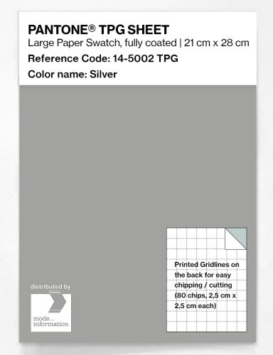 Artikelbild des Artikels “PANTONE® TPG SHEET 14-5002 TPG Silver “