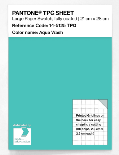 Artikelbild des Artikels “PANTONE® TPG SHEET 14-5125 TPG Aqua Wash “