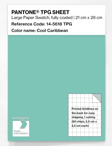Artikelbild des Artikels “PANTONE® TPG SHEET 14-5618 TPG Cool Caribbean “