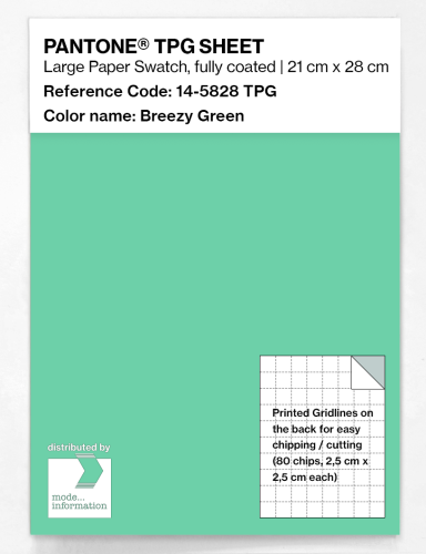 Artikelbild des Artikels “PANTONE® TPG SHEET 14-5828 TPG Breezy Green “