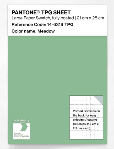 Artikelbild des Artikels “PANTONE® TPG SHEET 14-6319 TPG Meadow “