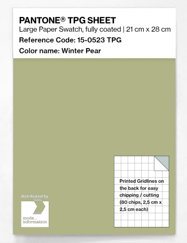 Product image of the product “PANTONE® TPG SHEET 15-0523 TPG Winter Pear ”