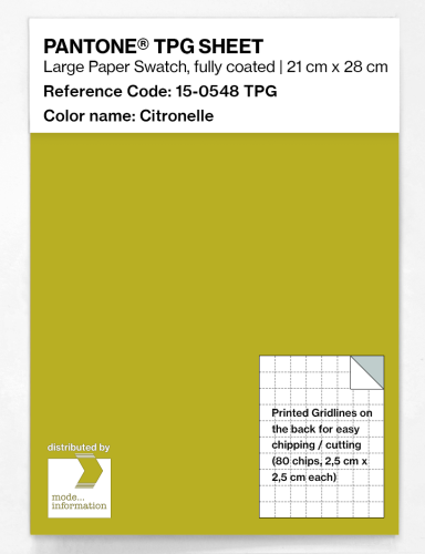 Product image of the product “PANTONE® TPG SHEET 15-0548 TPG Citronelle ”