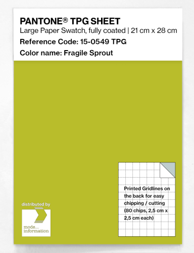 PANTONE® TPG SHEET 15-0549 TPG Fragile Sprout