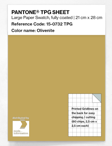 PANTONE® TPG SHEET 15-0732 TPG Olivenite
