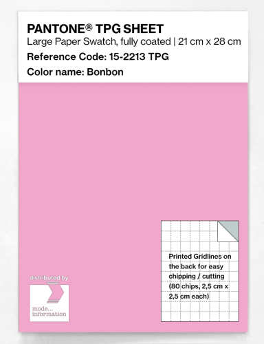 PANTONE® TPG SHEET 15-2213 TPG Bonbon