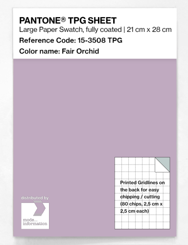 PANTONE® TPG SHEET 15-3508 TPG Fair Orchid