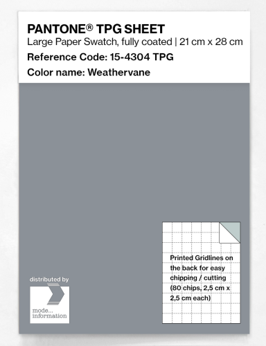 Product image of the product “PANTONE® TPG SHEET 15-4304 TPG Weathervane ”