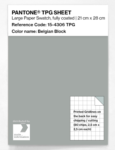 PANTONE® TPG SHEET 15-4306 TPG Belgian Block