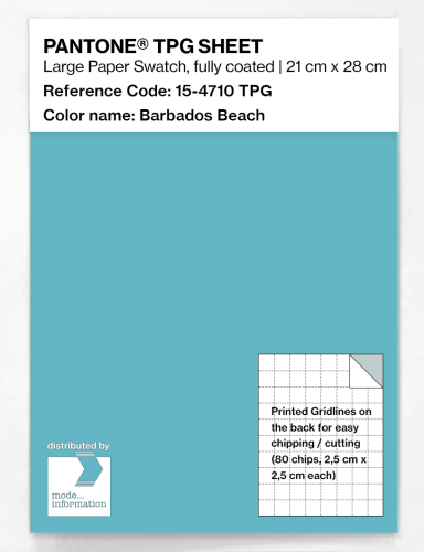 Artikelbild des Artikels “PANTONE® TPG SHEET 15-4710 TPG Barbados Beach “