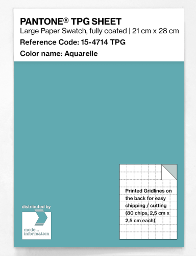PANTONE® TPG SHEET 15-4714 TPG Aquarelle
