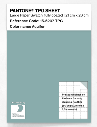 PANTONE® TPG SHEET 15-5207 TPG Aquifer