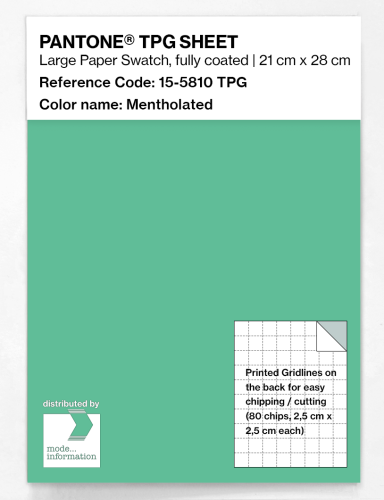 Artikelbild des Artikels “PANTONE® TPG SHEET 15-5810 TPG Mentholated “