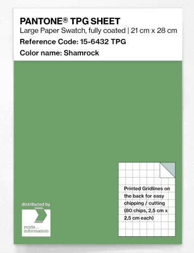 Product image of the product “PANTONE® TPG SHEET 15-6432 TPG Shamrock ”