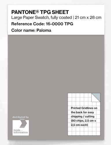 Product image of the product “PANTONE® TPG SHEET 16-0000 TPG Paloma ”