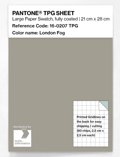 PANTONE® TPG SHEET 16-0207 TPG London Fog