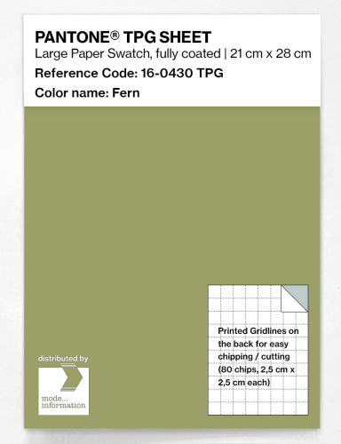 Artikelbild des Artikels “PANTONE® TPG SHEET 16-0430 TPG Fern “