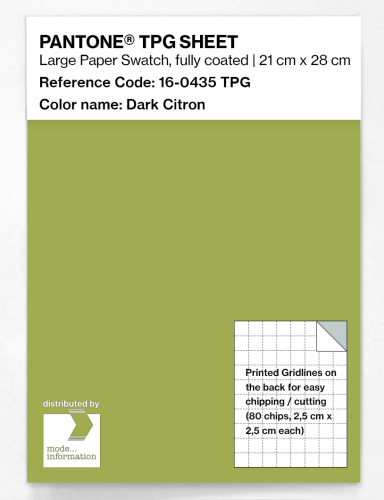 Artikelbild des Artikels “PANTONE® TPG SHEET 16-0435 TPG Dark Citron “