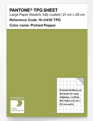 Artikelbild des Artikels “PANTONE® TPG SHEET 16-0436 TPG Pickled Pepper “