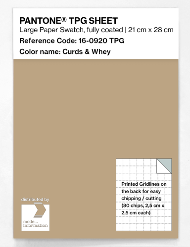 Artikelbild des Artikels “PANTONE® TPG SHEET 16-0920 TPG Curds & Whey “