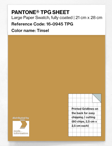 Artikelbild des Artikels “PANTONE® TPG SHEET 16-0945 TPG Tinsel “