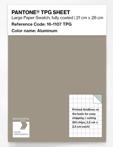Artikelbild des Artikels “PANTONE® TPG SHEET 16-1107 TPG Aluminum “