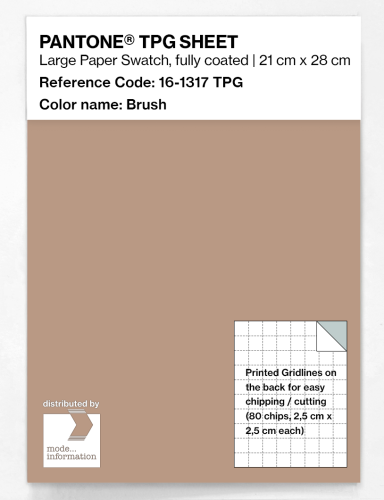 PANTONE® TPG SHEET 16-1317 TPG Brush