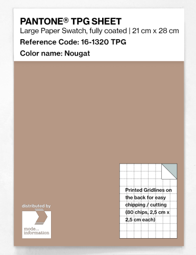 PANTONE® TPG SHEET 16-1320 TPG Nougat