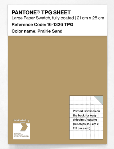 Artikelbild des Artikels “PANTONE® TPG SHEET 16-1326 TPG Prairie Sand “