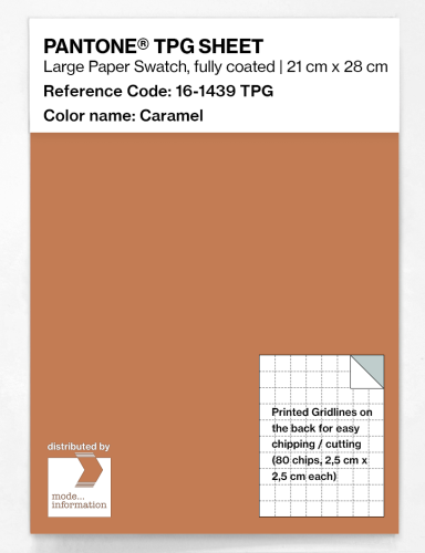 PANTONE® TPG SHEET 16-1439 TPG Caramel