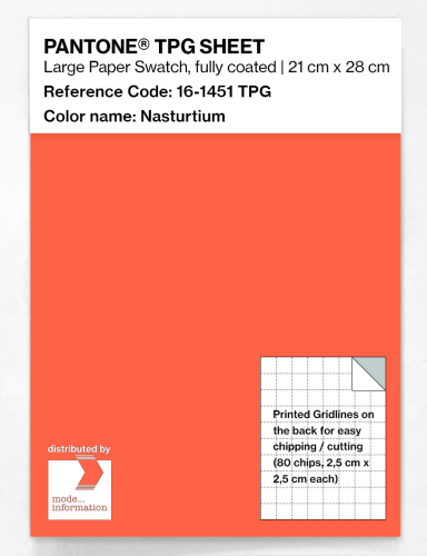 Artikelbild des Artikels “PANTONE® TPG SHEET 16-1451 TPG Nasturtium “