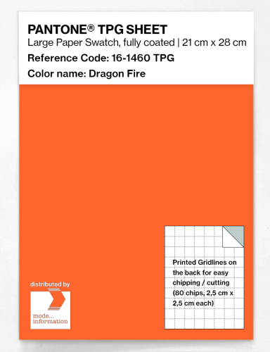 PANTONE® TPG SHEET 16-1460 TPG Dragon Fire