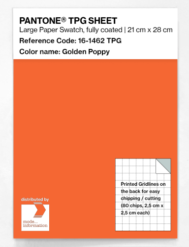 Artikelbild des Artikels “PANTONE® TPG SHEET 16-1462 TPG Golden Poppy “