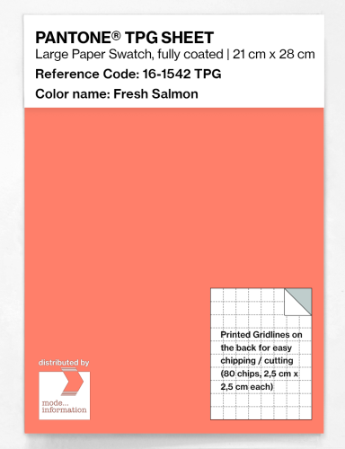 PANTONE® TPG SHEET 16-1542 TPG Fresh Salmon