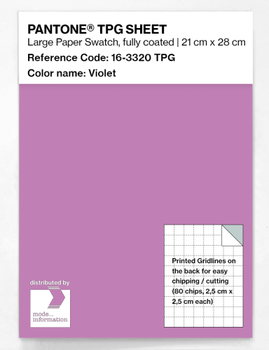 PANTONE® TPG SHEET 16-3320 TPG Violet