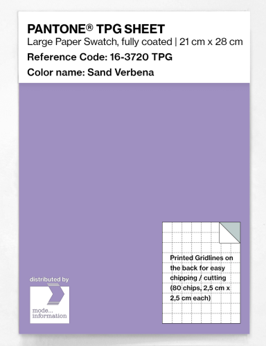 Artikelbild des Artikels “PANTONE® TPG SHEET 16-3720 TPG Sand Verbena “