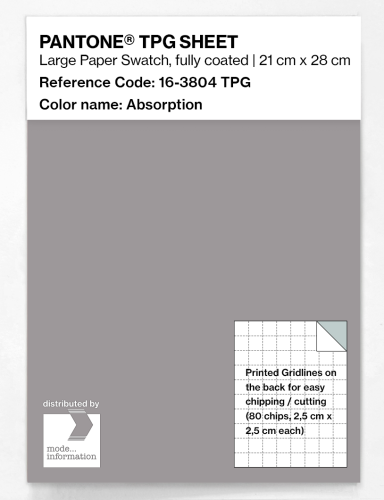 Artikelbild des Artikels “PANTONE® TPG SHEET 16-3804 TPG Absorption “