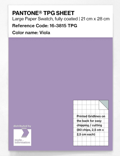 Product image of the product “PANTONE® TPG SHEET 16-3815 TPG Viola ”