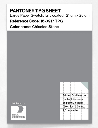 PANTONE® TPG SHEET 16-3917 TPG Chiseled Stone