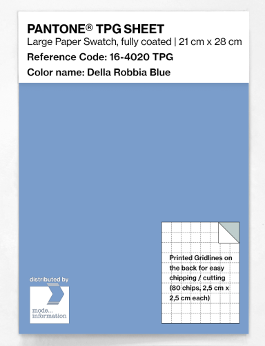 Product image of the product “PANTONE® TPG SHEET 16-4020 TPG Della Robbia Blue ”
