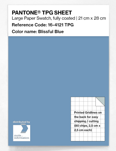 Artikelbild des Artikels “PANTONE® TPG SHEET 16-4121 TPG Blissful Blue “