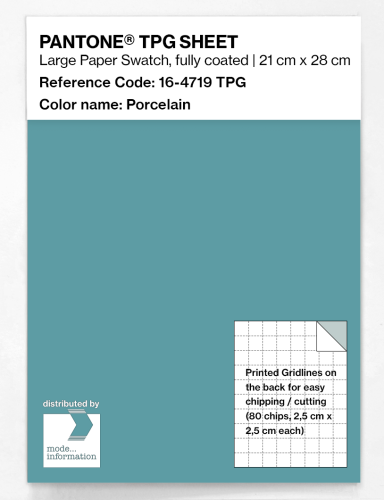 PANTONE® TPG SHEET 16-4719 TPG Porcelain
