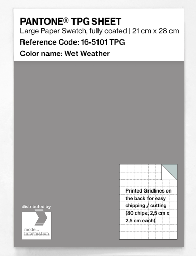 PANTONE® TPG SHEET 16-5101 TPG Wet Weather