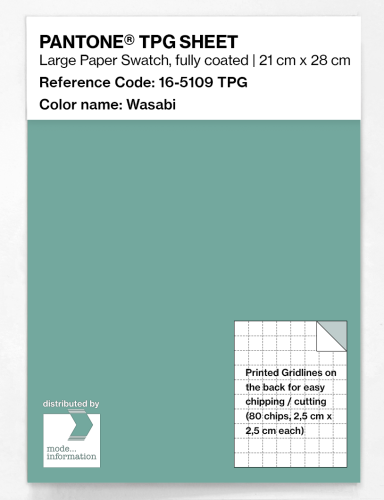 PANTONE® TPG SHEET 16-5109 TPG Wasabi